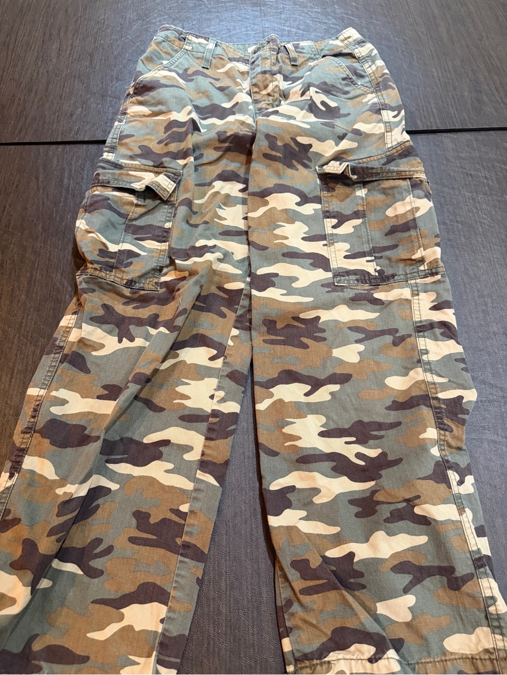 Levis Camo Cargo Pants - Green/Khaki ‘94 Baggy Sz 27